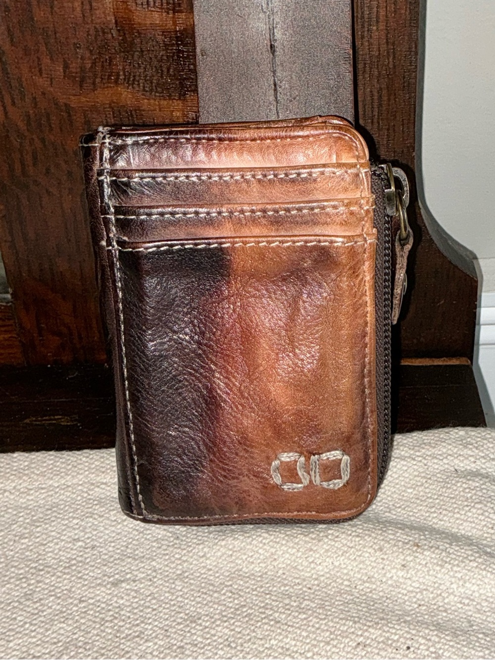 Bed Stu Carrie Leather Cold Brew TD Wallet Retail $105